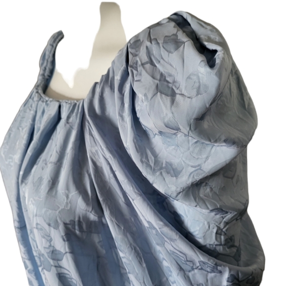 Rachel Comey Capa Puff Shoulder Baby Blue Top - Picture 5 of 11